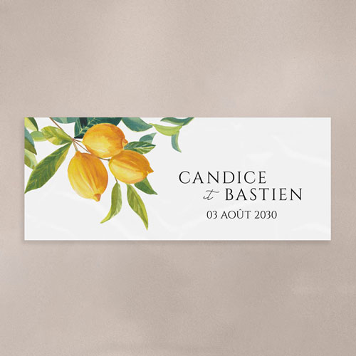 Sticker Mini Pot de mariage Zest à personnaliser