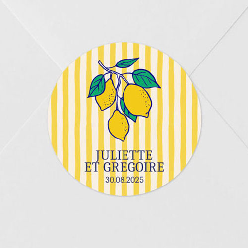 Sticker de mariage Acidulé à personnaliser