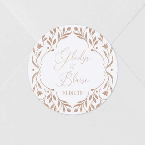 Sticker de mariage Alouette à personnaliser