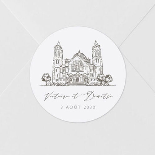 Sticker de mariage Basilia à personnaliser