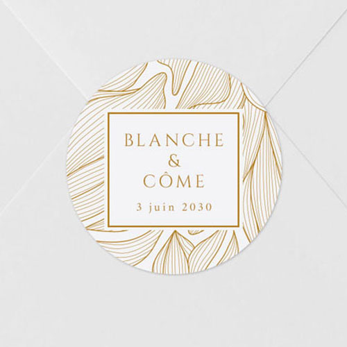 Sticker de mariage Chantilly à personnaliser