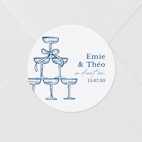 Sticker de mariage Cristel à personnaliser