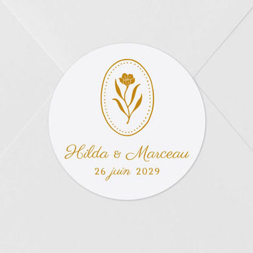 Sticker de mariage Ivyrose à personnaliser