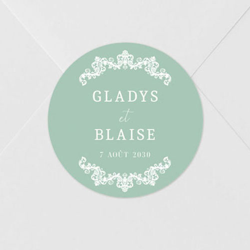 Sticker de mariage Lacewood à personnaliser