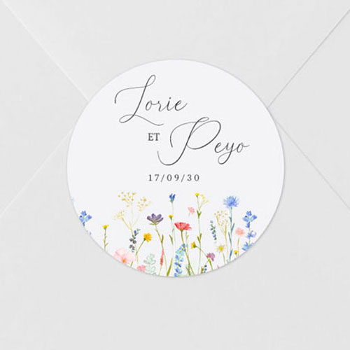 Sticker de mariage Lisière à personnaliser