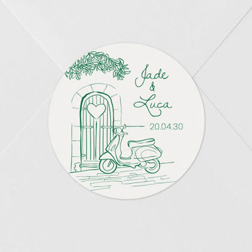 Sticker de mariage Stella à personnaliser