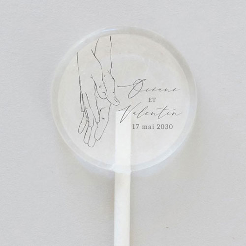 Sucette de mariage Alliance à personnaliser