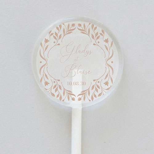 Sucette de mariage Alouette à personnaliser