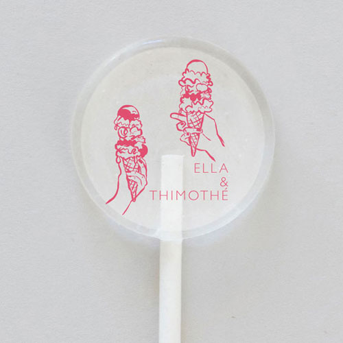 Sucette de mariage Gelati à personnaliser