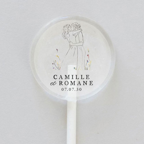 Sucette de mariage Ôde Femmes à personnaliser