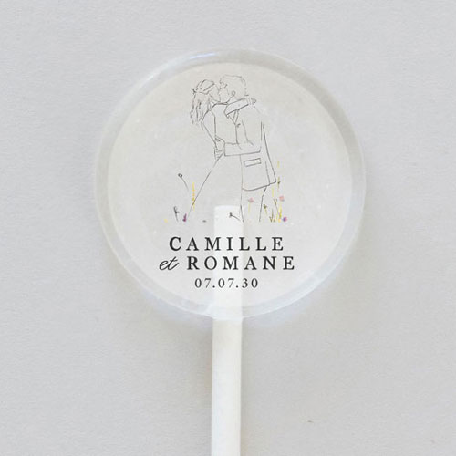 Sucette de mariage Ôde à personnaliser