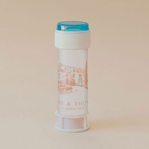 Tube à bulle de mariage Alba à personnaliser