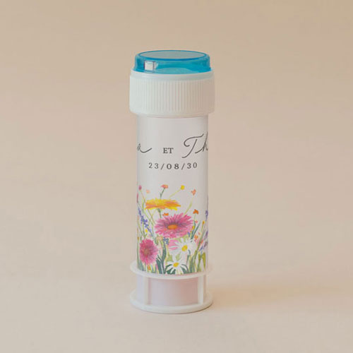 Tube à bulle de mariage Bucolique à personnaliser