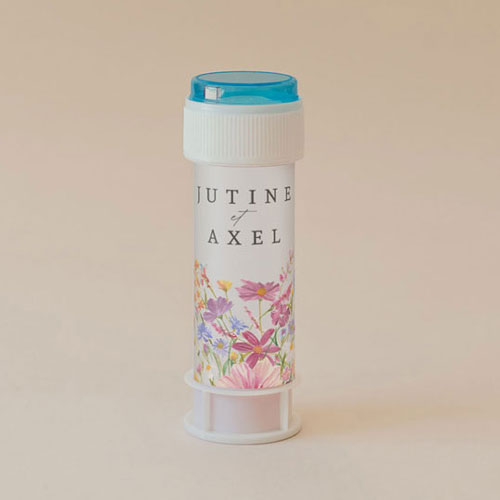 Tube à bulle de mariage Jubile à personnaliser