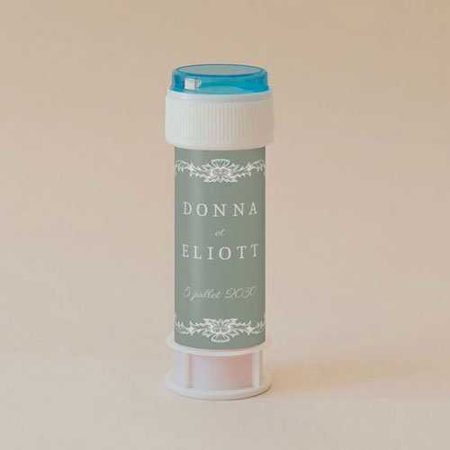 Tube à bulle de mariage Leonor à personnaliser