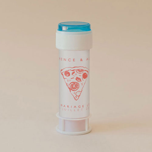 Tube à bulle de mariage Margherita à personnaliser