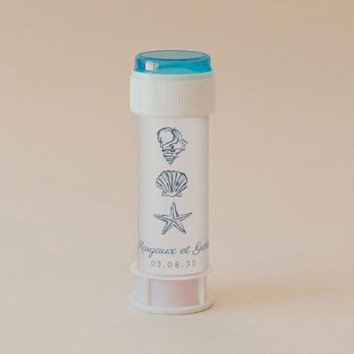 Tube à bulle de mariage Paloma à personnaliser