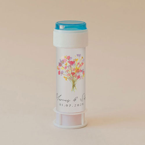 Tube à bulle de mariage Vibrance à personnaliser