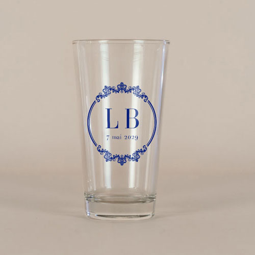Verre à bière de mariage Armand à personnaliser