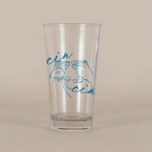 Verre à bière de mariage Cincin à personnaliser