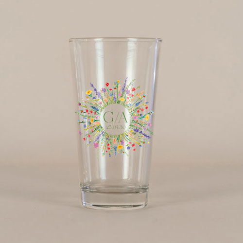 Verre à bière de mariage Eden à personnaliser
