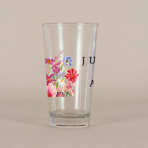 Verre à bière de mariage Jubile à personnaliser