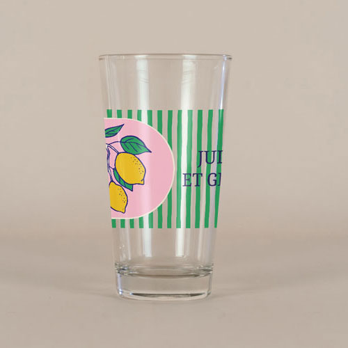 Verre à bière de mariage Zestine à personnaliser