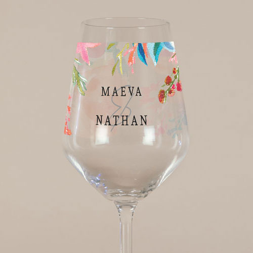 Verre à vin de mariage Elixir à personnaliser