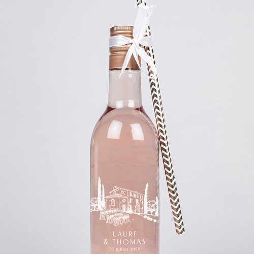 Rosé de mariage Alba à personnaliser
