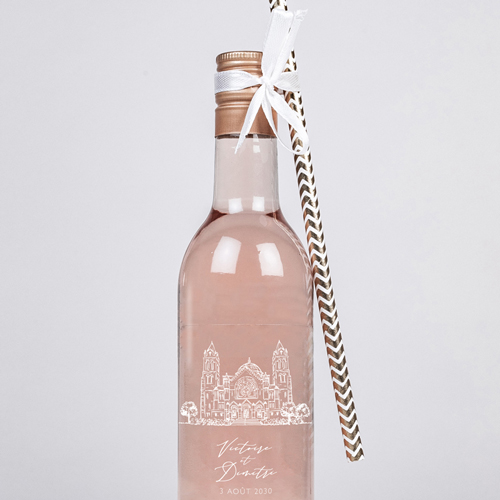 Rosé de mariage Basilia à personnaliser