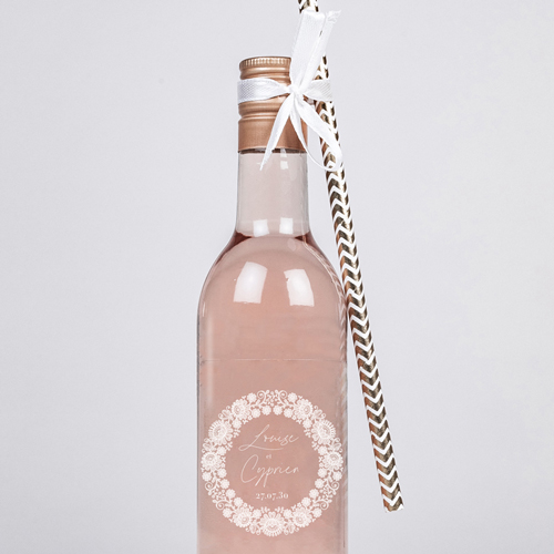 Rosé de mariage Clovelly à personnaliser