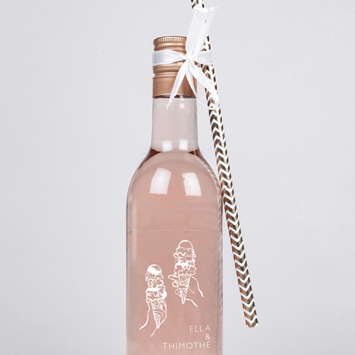 Rosé de mariage Gelati à personnaliser