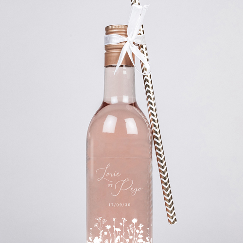 Rosé de mariage Lisière à personnaliser