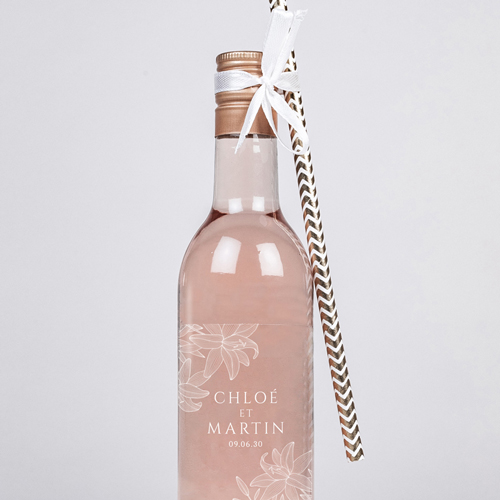 Rosé de mariage Lys à personnaliser