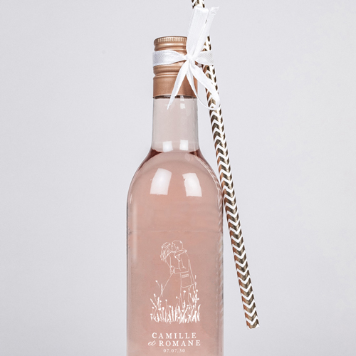 Rosé de mariage Ôde à personnaliser